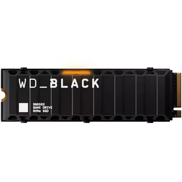 Western Digital Solid State Drive (SSD) Western Digital Black SN850X , NVMe™ M.2, 4TB, With Heatsink