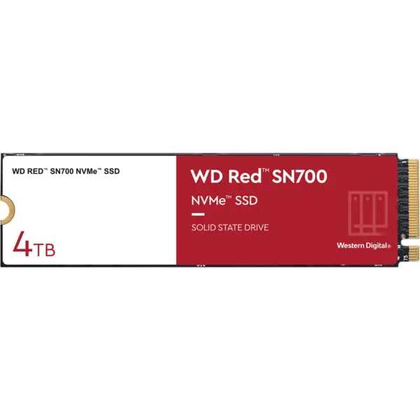 Western Digital SSD Western Digital Red SN700, 4TB, M.2280, PCIe Gen 3.0 x4 NVMe