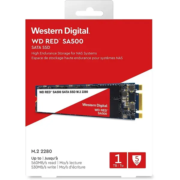 Western Digital WESTERN DIGITAL SSD M.2 2280 1TB/RED WDS100T1R0B WDC