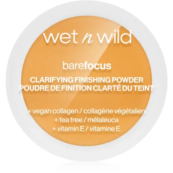 Wet n Wild BareFocus Clarifying Finishing Powder pudra matuire culoare Medium/Tan 6 g