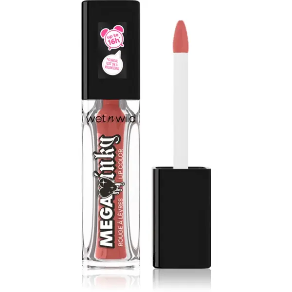 Wet n Wild MegaInky Lip Color ruj de buze lichid, cu finisaj matifiant culoare Bare Intentions 6.5 ml