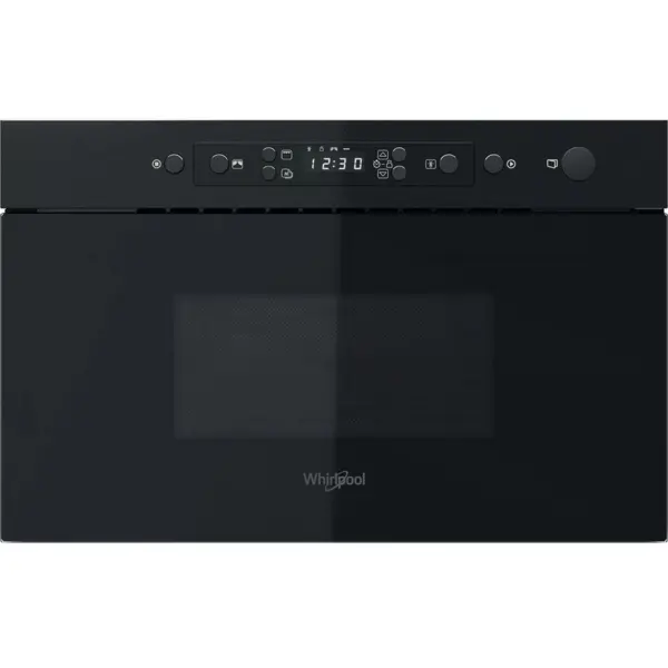 Whirlpool Cuptor cu microunde incorporabil Whirlpool MBNA920B, 22 l, 750 W, Grill, Tehnologia 3D, Child lock, Quartz grill, Jet Start, JetDefrost, Negru