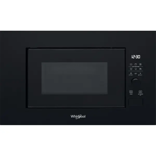 Whirlpool Cuptor cu microunde incorporabil Whirlpool WMF200G, 20L, 800W, Afisaj digital, Negru