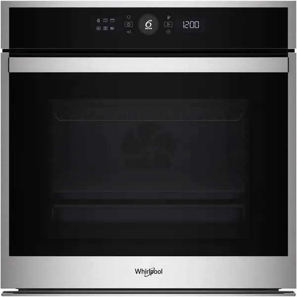 Whirlpool Cuptor incorporabil Whirlpool WOI4S8CM1SXA, Electric, 73 l, Autocuratare catalitica, Tehnologie al 6-lea simt, Casa A+, Negru/Inox