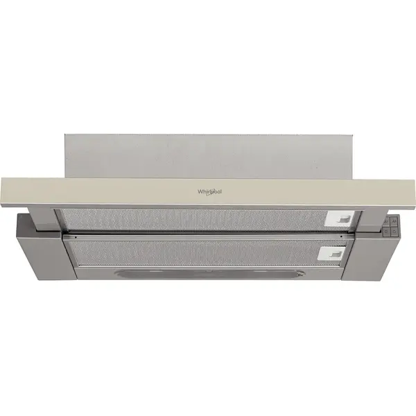Whirlpool Hota incorporabila telescopica Whirlpool AKR750GSD, Capacitate absorbtie 304 m3/h, 1 motor, 3 trepte viteze, 60 cm, Argintiu