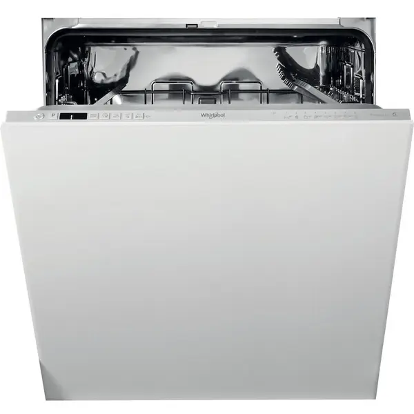 Whirlpool Masina de spalat vase incorporabila Whirlpool WI7020P, 14 seturi, 8 programe, Clasa E, PowerClean Pro, Tehnologia al 6-lea Simt, Motor Inverter, Sistem Natural Dry, 60 cm