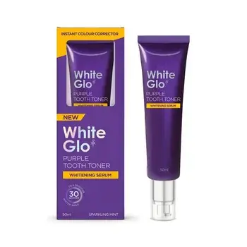 White glo serum purple tooth toner 50ml