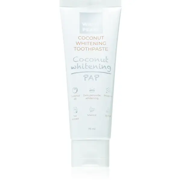 White Pearl PAP Coconut Whitening pasta de dinti pentru albire 75 ml