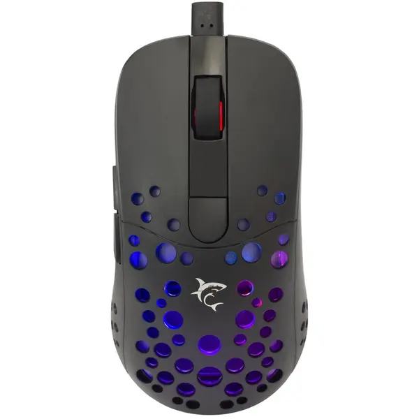 White Shark Mouse de gaming, White Shark GM-9004, Tristan, cu fir, 7 butoane, 12000 dpi, RGB, Negru
