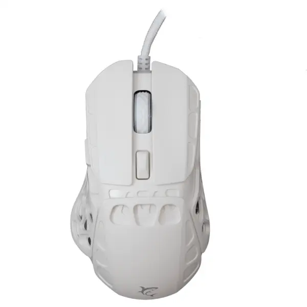 White Shark Mouse Gaming White Shark GM-5016 ECTOR, USB, cu fir, 12.000 DPI, Alb