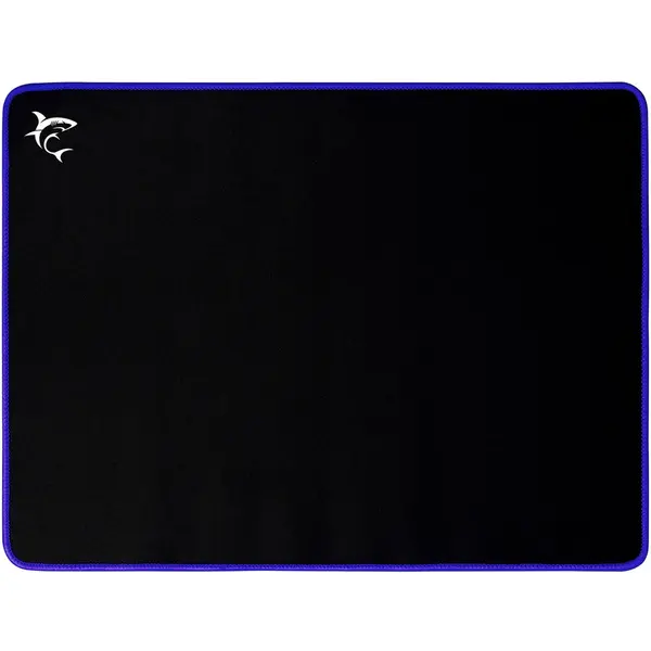 White Shark Mouse pad White Shark BLUE KNIGHT, Suprafata Textila, Baza Cauciucata Anti-Alunecare, Dimensiuni 40 x 30 x 0.3cm, Negru-Albastru