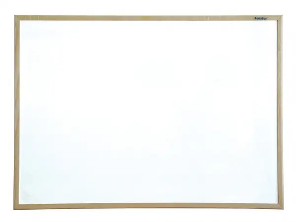 Whiteboard magnetic cu rama din lemn,60 x 40 cm