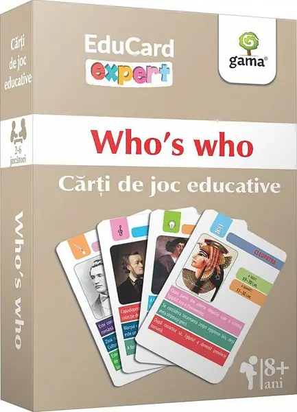 Who's who - Carti de joc educative