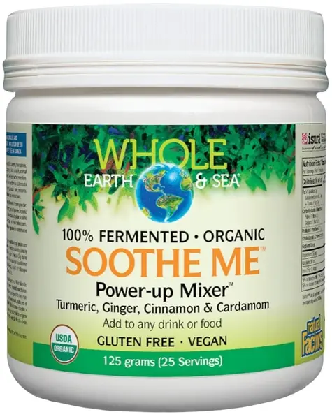 Whole Earth & Sea Soothe Me Power-up Mixer, fără gust, 125 g, Natural Factors