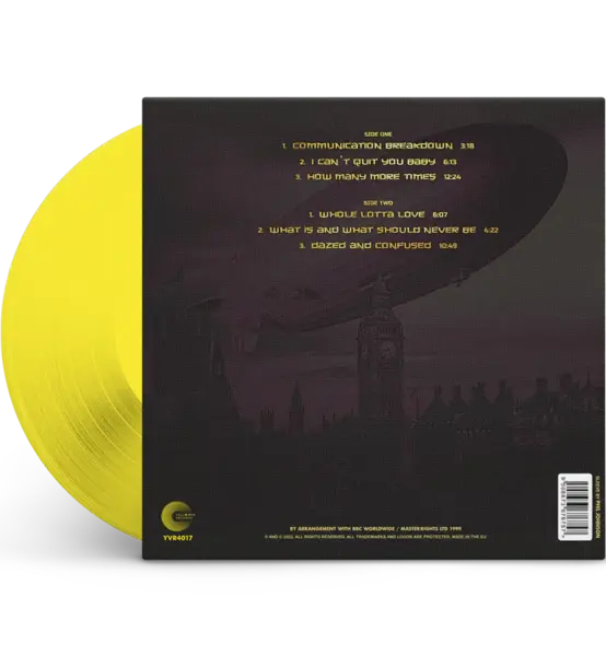 Whole Lotta Live - Yellow Vinyl | Led Zeppelin