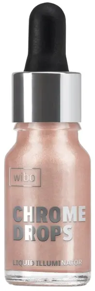 Wibo Highlighter liquid pentru față și corp Chrome Drops, 02, 9 ml