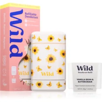 Wild Vanilla Bean Buttercream Sunflower Case deodorant stick cu sac