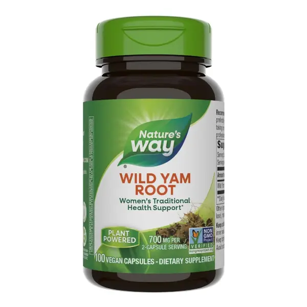 Wild Yam Root Natures Way, 100 capsule, Secom