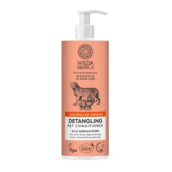 WILDA SIBERICA Detangling, balsam câini și pisici, descâlcirea blănii, flacon, 400ml