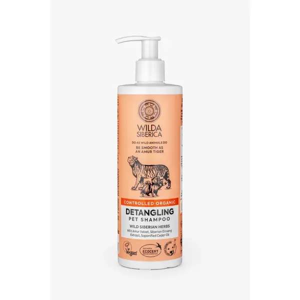WILDA SIBERICA Detangling, șampon câini, descâlcirea blănii, flacon WILDA SIBERICA Detangling, șampon câini și pisici, descâlcirea blănii, flacon, 400ml