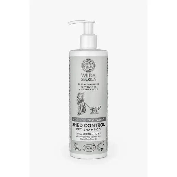 WILDA SIBERICA Shed Control, șampon câini, anti-năpârlire, flacon, 400ml