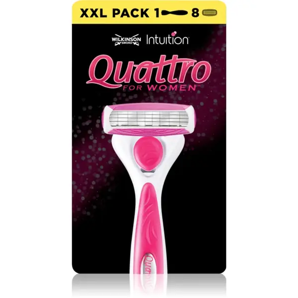 Wilkinson Sword Intuition Quattro for Women aparat de ras + lame de rezervă