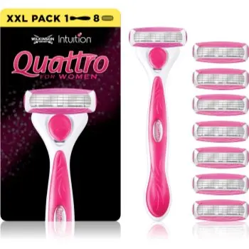 Wilkinson Sword Intuition Quattro for Women aparat de ras + lame de rezervă