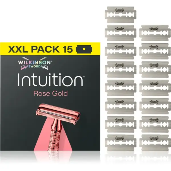 Wilkinson Sword Intuition Rose Gold lame de rezerva 15 buc