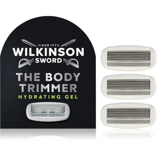 Wilkinson Sword The Body Trimmer capete de schimb 3 buc