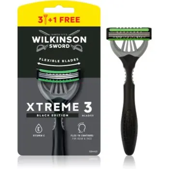 Wilkinson Sword Xtreme 3 Black Edition aparat de ras de unică folosință pentru barbati