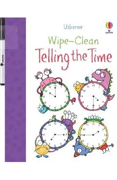 Wipe-Clean Telling the Time - Jessica Greenwell