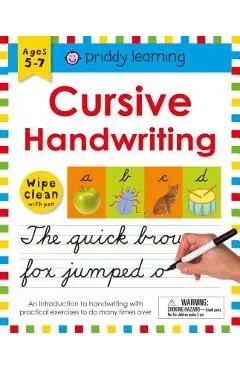 Wipe Clean Workbook: Cursive Handwriting - Roger Priddy