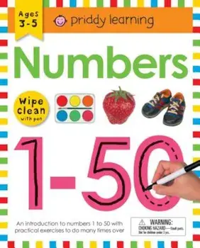 Wipe Clean Workbook: Numbers 1-50, Paperback/Roger Priddy