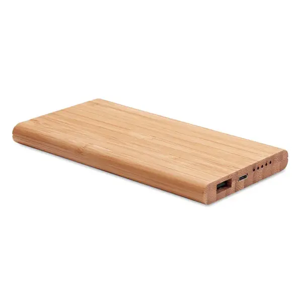 Wireless powerbank in bambus Wireless powerbank in bambus
