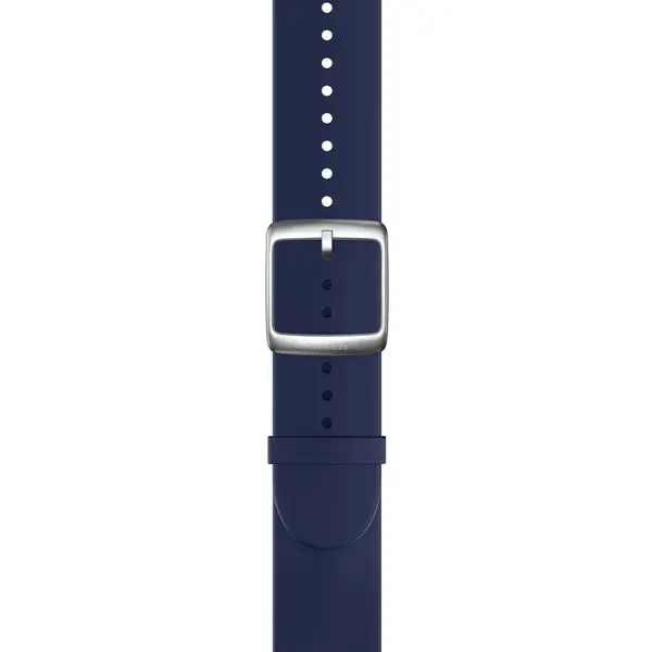 Withings Bratara Withings din silicon fluoroelastomer 20 mm cu catarama argintie pentru Scanwatch 42 mm, Scanwatch Horizon, Steel HR 40 mm, Steel HR Sport - Albastru noapte