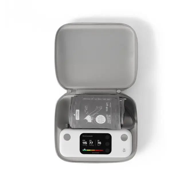 Withings Tensiometru inteligent Withings BPM Vision, Portabil, Afisaj LCD, USB, Bluetooth, Wi‑Fi, Alb