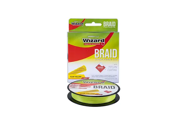 WIZARD BRAID 135M 0,08 135M 7,75KG FLUO YELLOW