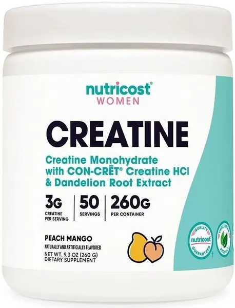 Women Creatine, mango, 260 g, Nutricost