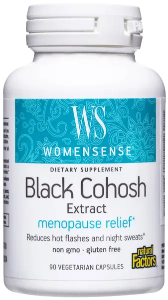 WomenSense Black Cohosh, 90 vege capsule, Natural Factors