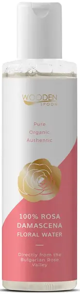 Wooden Spoon 100% Apă Florală de Trandafiri Damascena, 200 ml