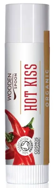 Wooden Spoon Balsam de buze Hot Kiss, 4.3 ml