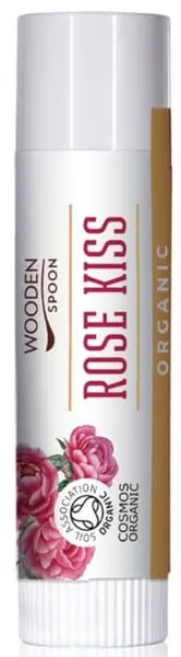 Wooden Spoon Balsam de buze Rose Kiss, 4.3 ml