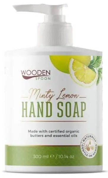 Wooden Spoon Sapun lichid Minty Lemon, 300ml