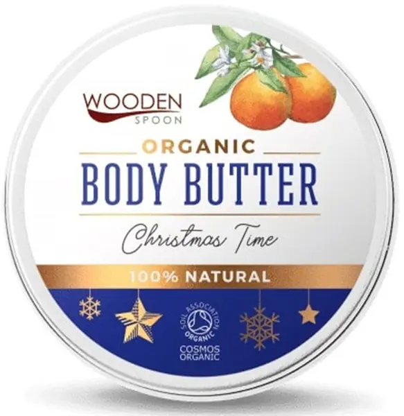 Wooden Spoon Unt de corp Organic, Christmas Time, 100 ml
