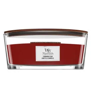 Woodwick Cinnamon Chai lumânare parfumată 453,6 g