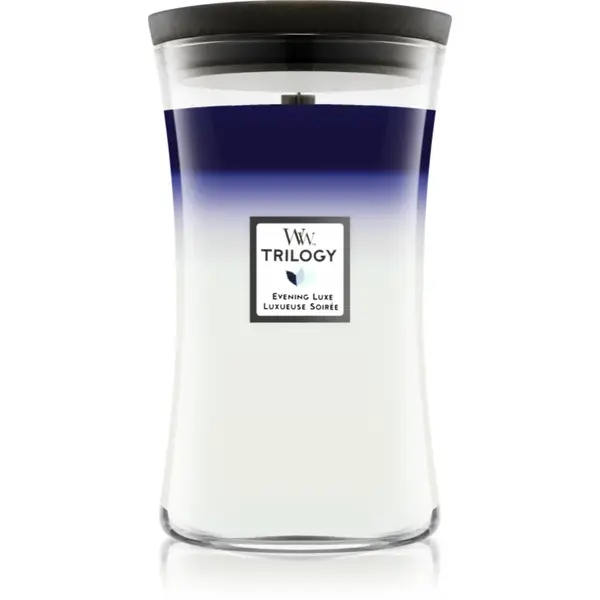 Woodwick Evening Luxe lumânare parfumată cu fitil din lemn 610 g
