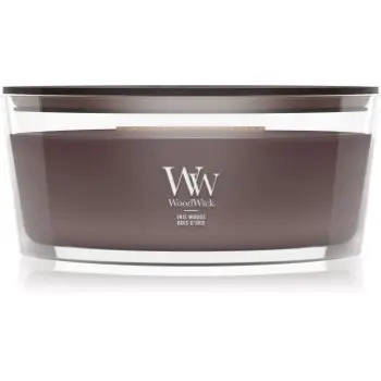 Woodwick Iris Woods lumânare parfumată cu fitil din lemn