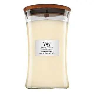 Woodwick Island Coconut lumânare parfumată 610 g