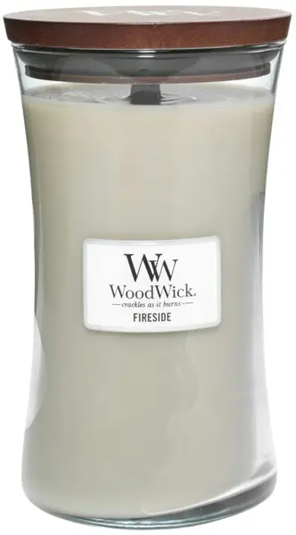 WoodWick Lumânare parfumată Fireside, 609.5 g