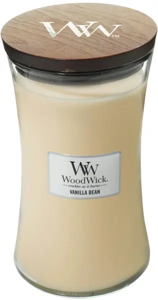 WoodWick Lumânare parfumată Vanilla Bean, 609.5 g